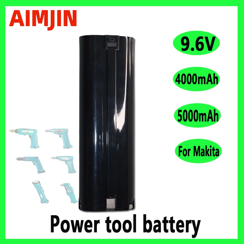 9.6V 3000/4000/5000mAh Replacement Power Tools Battery For Makita Mak 6095D 9000 9001 9002 9033 9034 632007-4 Ni-MH