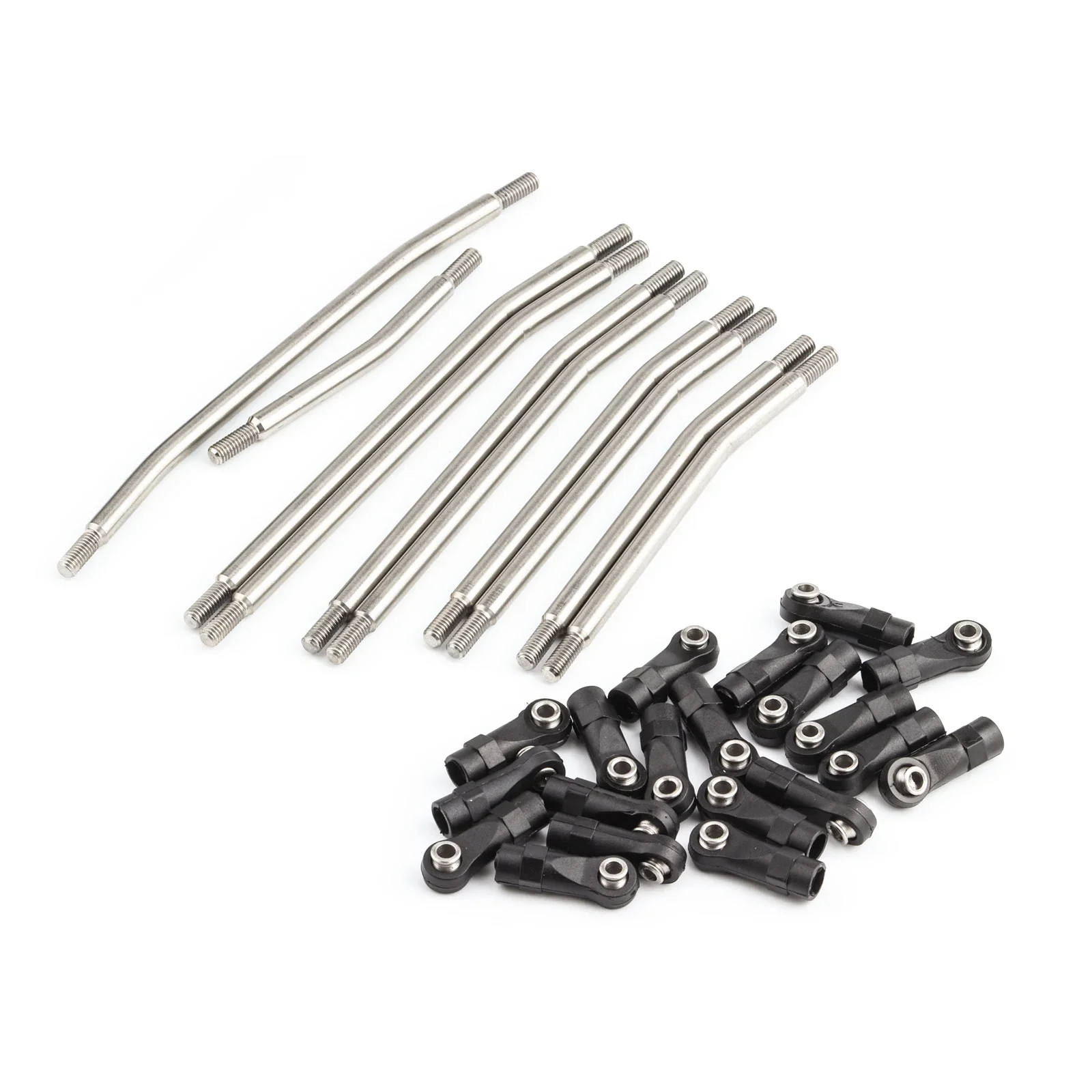 313 mm/324 mm Metallverbindungssatz Verbindungsstange mit Nylon-Endsatz für Axial SCX10 SCX10 II 90046 1/10 RC Crawler Car – Detail 8