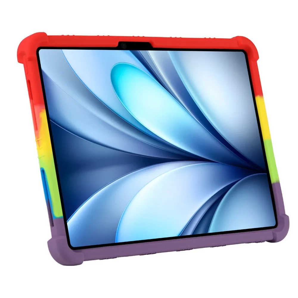 Case For ViVO Pad 5C (PA2535),iQOO Pad 5C (iPA2537),Case 12.1'' Soft Silicon Portable Kickstand Shockproof Tablet Case,Easy to
