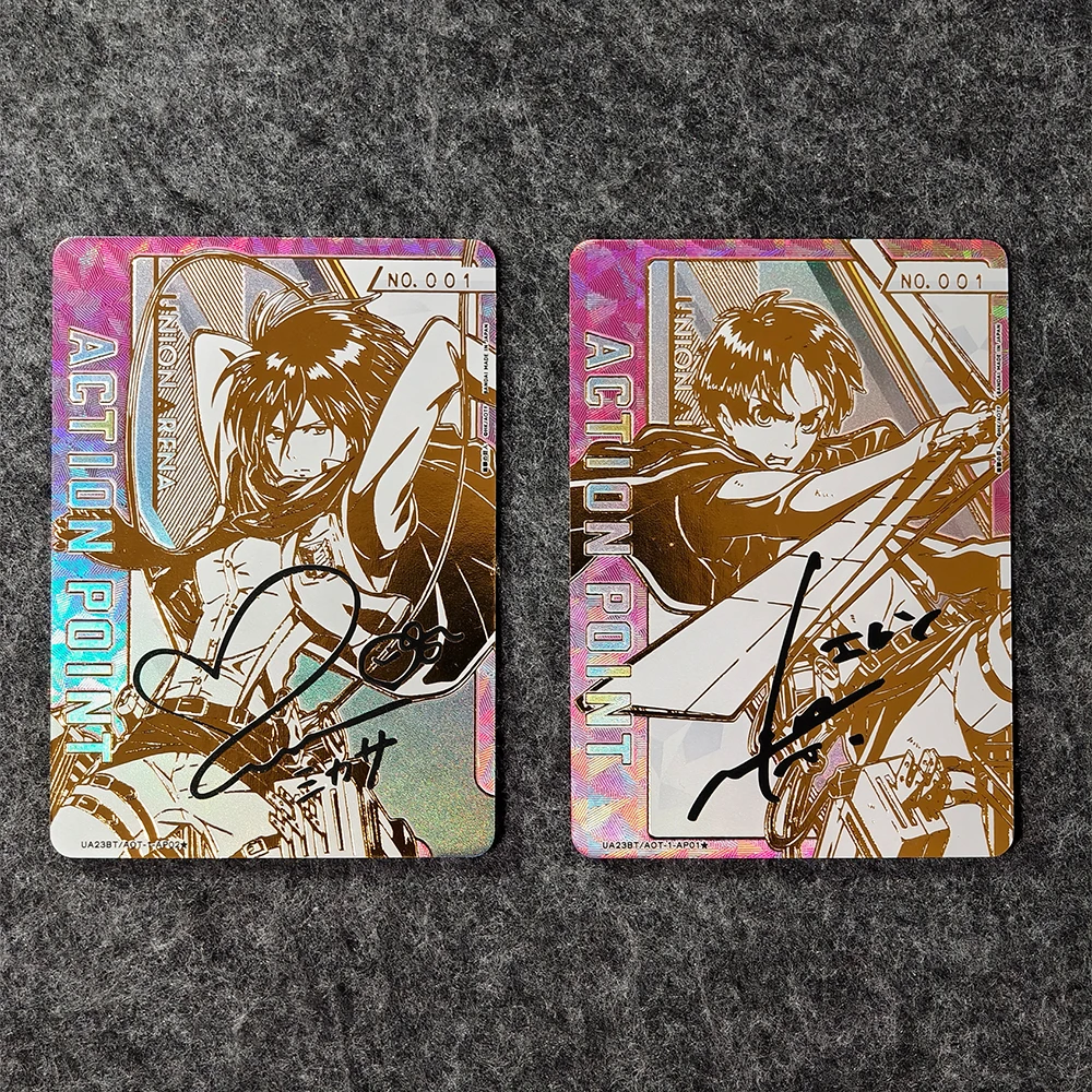 2Pcs/set Anime UA UNION ARENA Collection Card CODE GEASS Lelouch of the Rebellion Bronzing Signature Card Refractive Color Flash