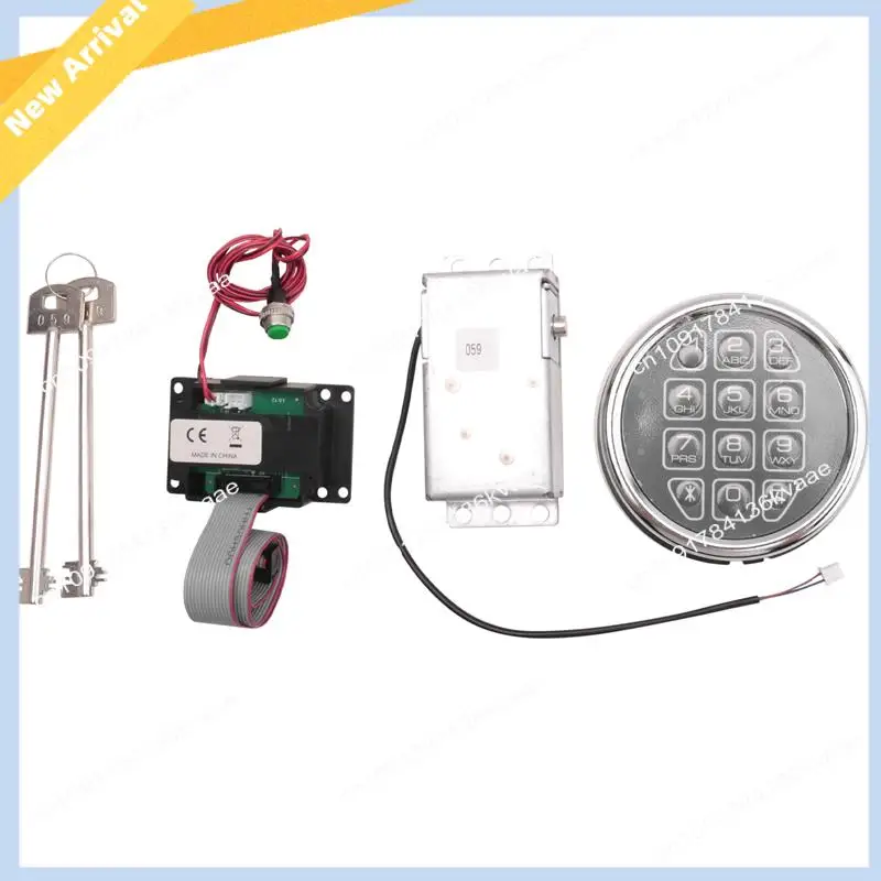 

M01K Safe Lock Электронный цифровой сейф Замена соленоида с 2-мя ключами