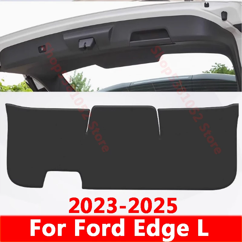 

For Ford Edge L 2023 2024 2025 Car Trunk PU Leather Protective Anti-dirty Pad Car Trunk Tailgate Protection Pad Accessories