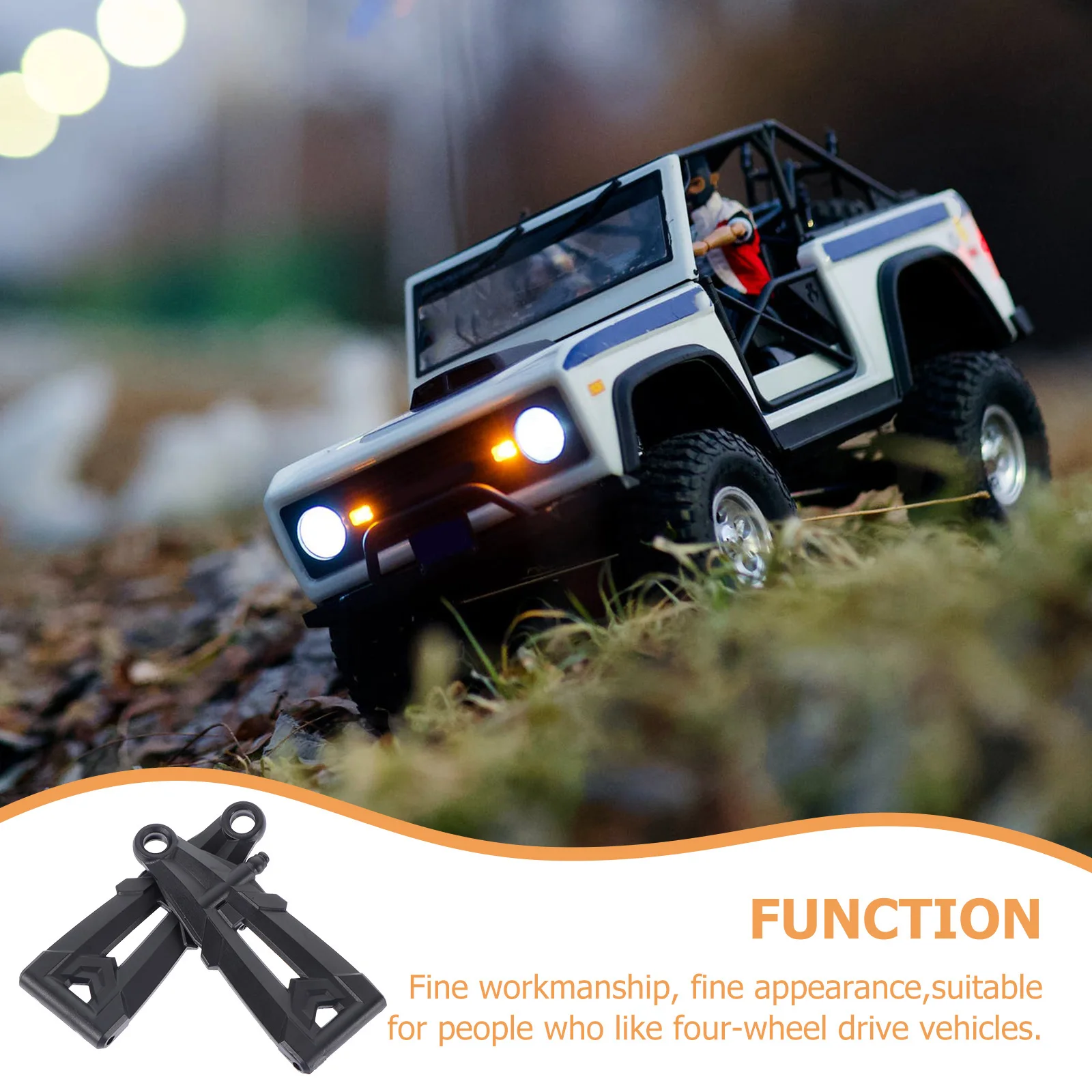 

2 pcs Four wheel Drive Shell Remote Control Car Accessories Protector Holder Plastic Durable Safe Portable Lightweight