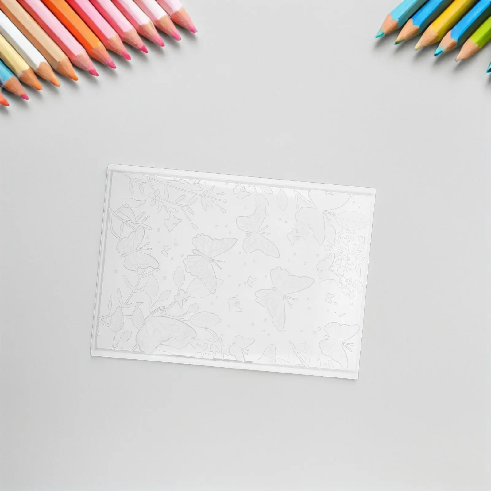 

1Set Realistic 3D Butterfly Embossing Folder Lightweight Plastic Craft Template for Invitations Bookmarks Journaling Scrapbook