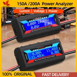 Build-Power Current Power Analyzer 150A High Precision Power Analyzer & Watt Meter W/ Backlight LCD For RC Airplane Drone