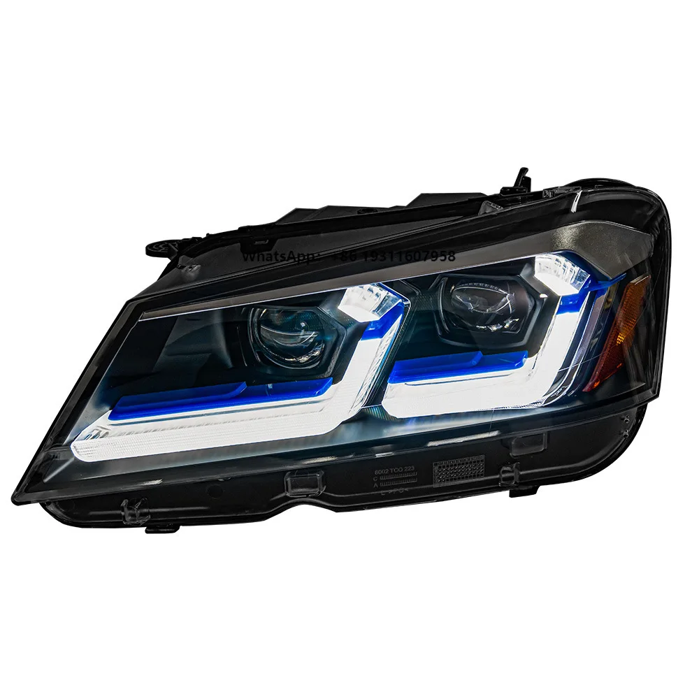 

2011-2013 for X3 F25 Specific High White LED Headlight Assembly 6000k New Upgrade Non-Destructive Lens Modification No Bar