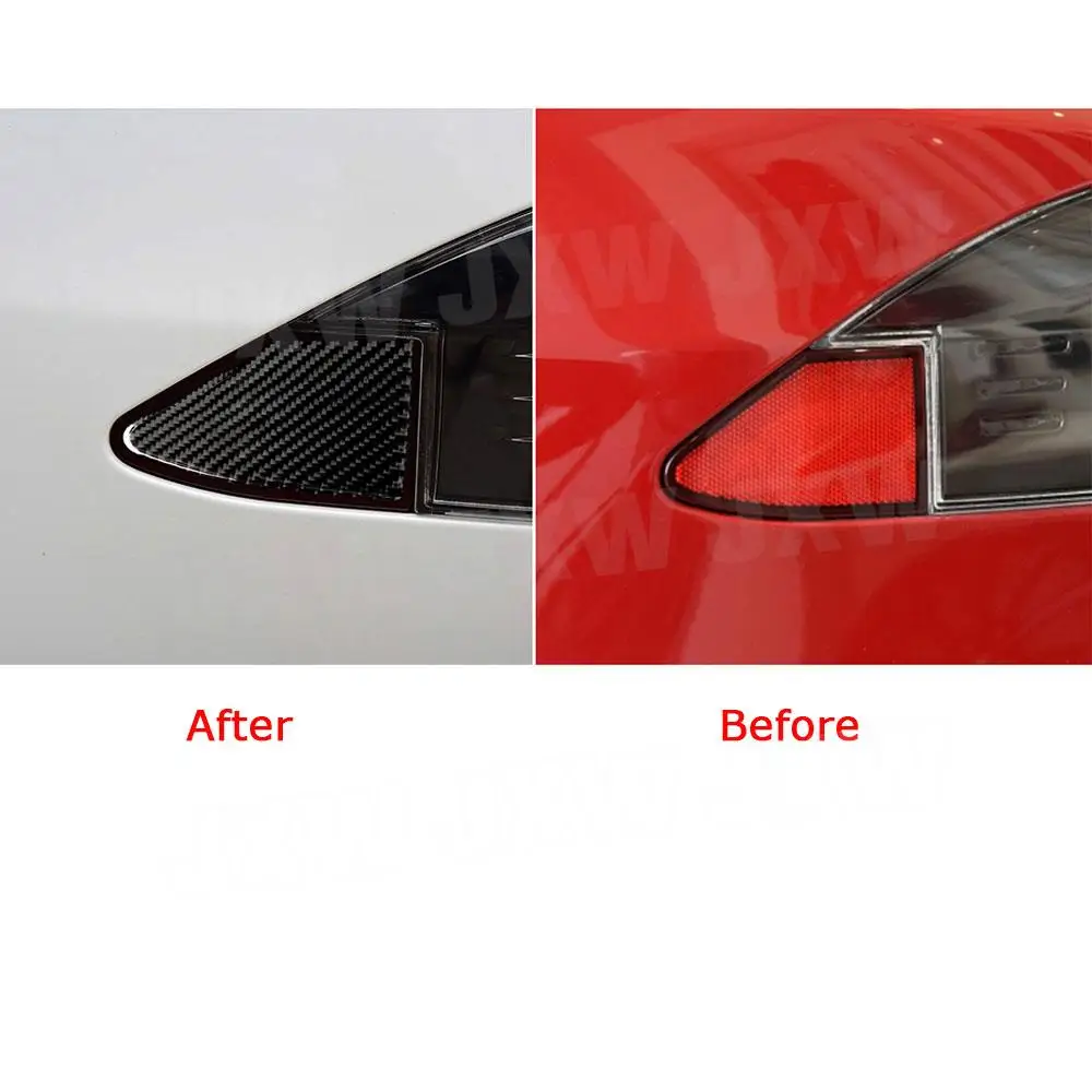

JXWANCF Carbon Fiber Car Charging Port Panel Trim Moulding Cover For Tesla Model S Model X 2015-2019 LHD Exterior