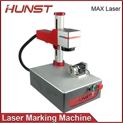 Hunst piccola macchina per marcatura Laser MAX 30W Mini incisore portatile pieghevole in fibra per incisione di gioielli in metallo regalo di marcatura fai da te