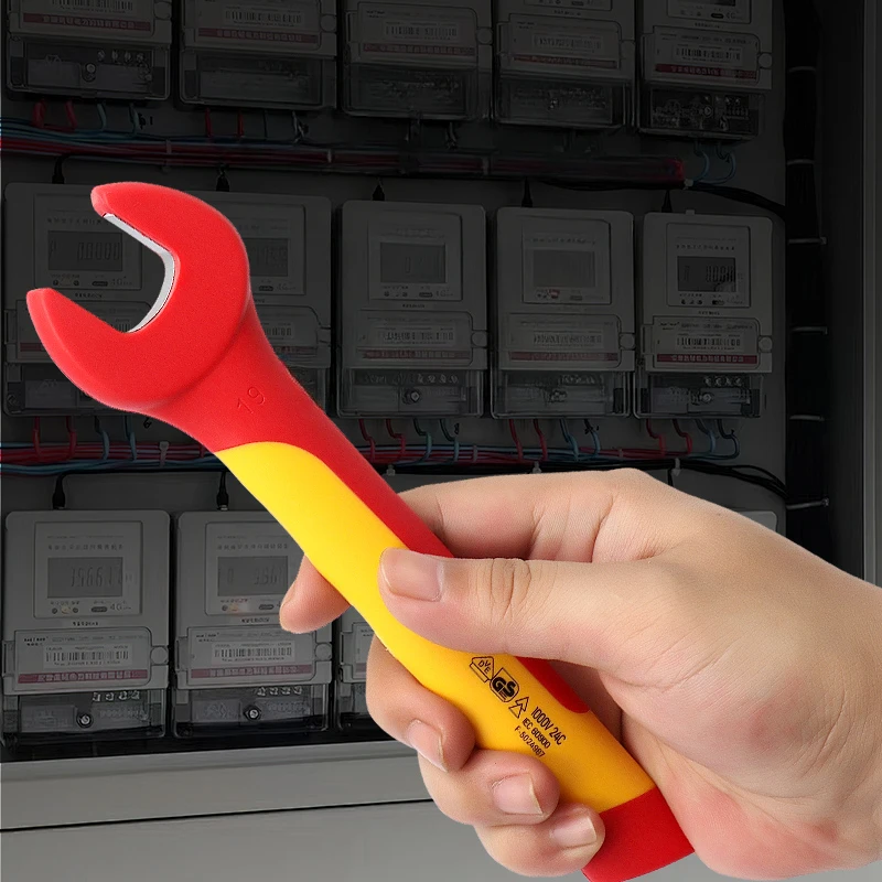 

Insulated Open Wrench Single-head Dead Wrench for Electricians Is A High Voltage 1000V New Energy Vehicle Maintenance Tool