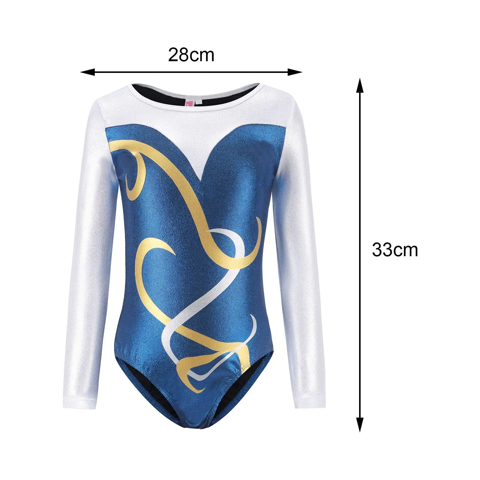 

Gymnastics Leotard Outfit Sparkles Ballet Bodysuit for Gym Stage Performance Competition Acrobatics Toddler Girls