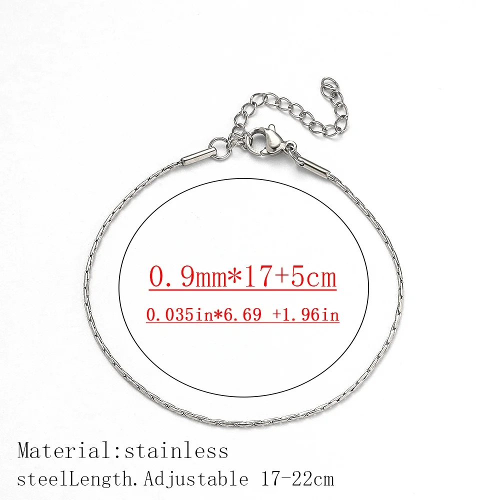 1mm Goldfarbenes Edelstahl-Hammerkettenarmband für Männer, Hip-Hop-Silberfarbener Schmuck, Modisches Damenarmband-Zubehör – Detail 6