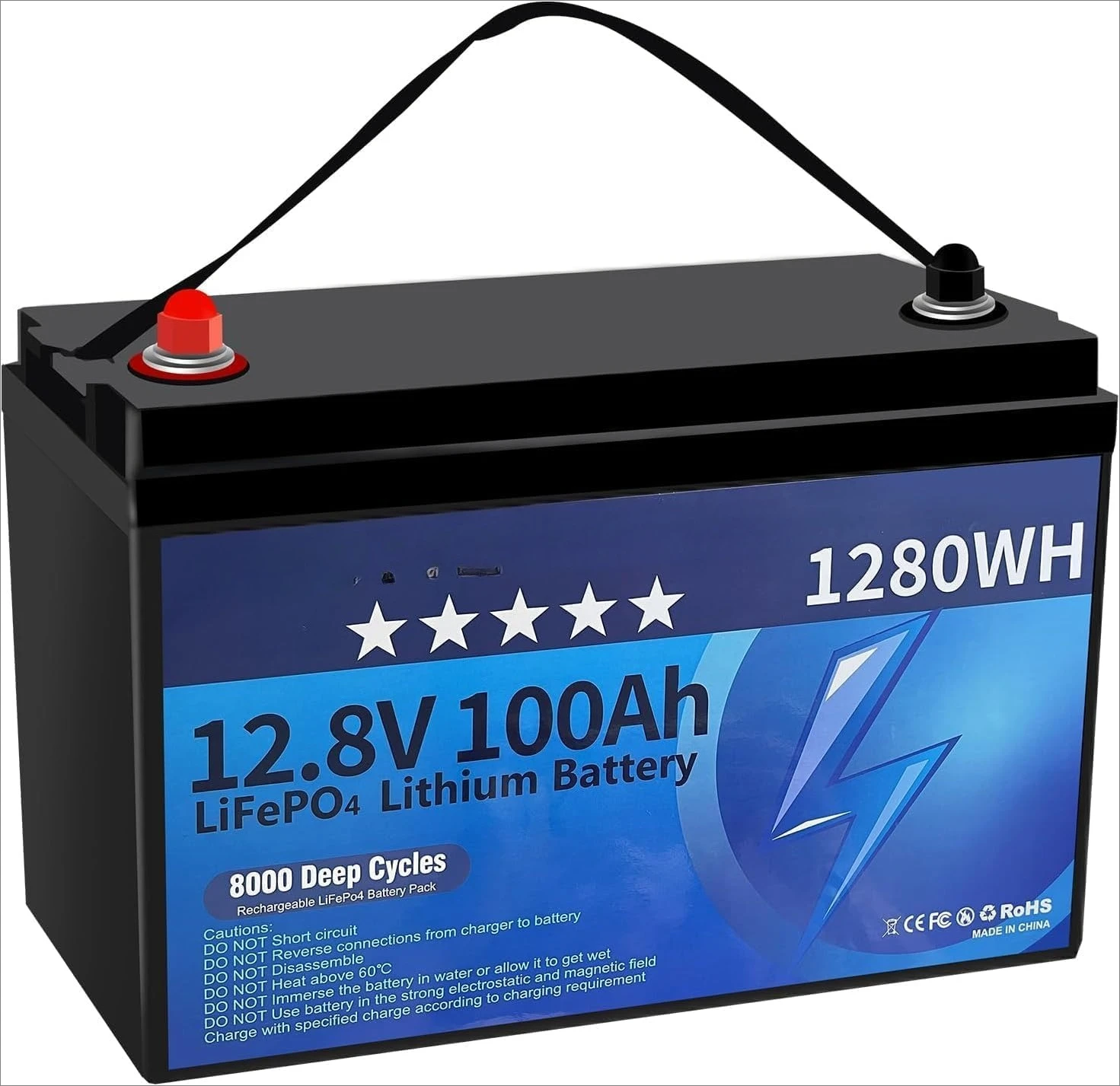 12V 100Ah Lifepo4, …