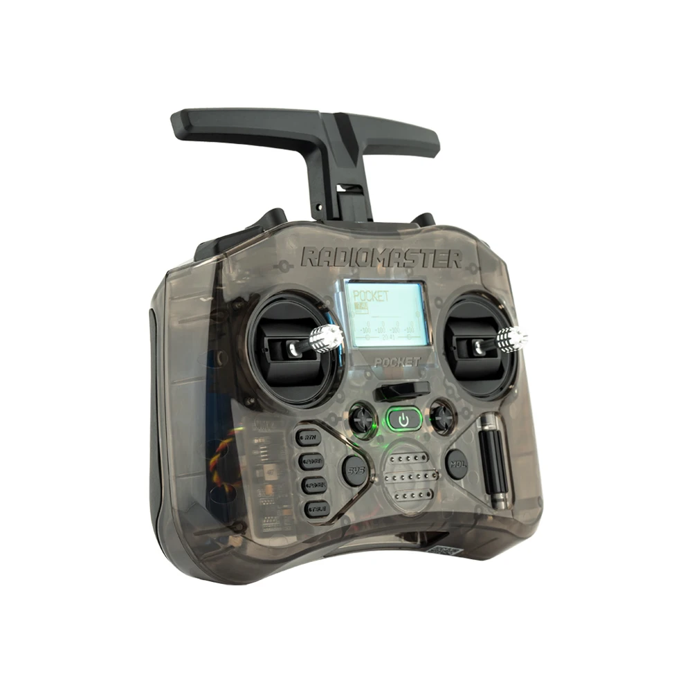 Radiomaster Pocket EdgeTX CC2500 Multi-protocol ExpressLRS Hall Gimbals Remote Control Transmitter Portable Lightweight