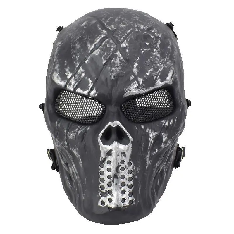 AliExpress NONE Skull Full Mask Breathable Face Protection All Terrain Real Person Outdoor CS Riot Cycling Halloween Full Face Mask