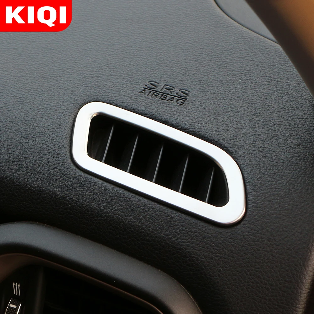 Car Styling Air Vent Cover for Jeep Renegade 2015 - 2021 LHD Interior Inside Air Vent Dashboard Cover Trim Insert Outlet Molding