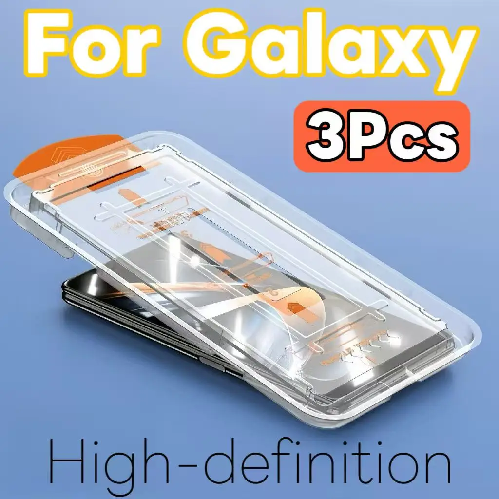 

Набор из 3 защитных стекол 9H для Galaxy S26 S25 Plus S24 S23 Ultra A72 A71 - Прозрачная защита