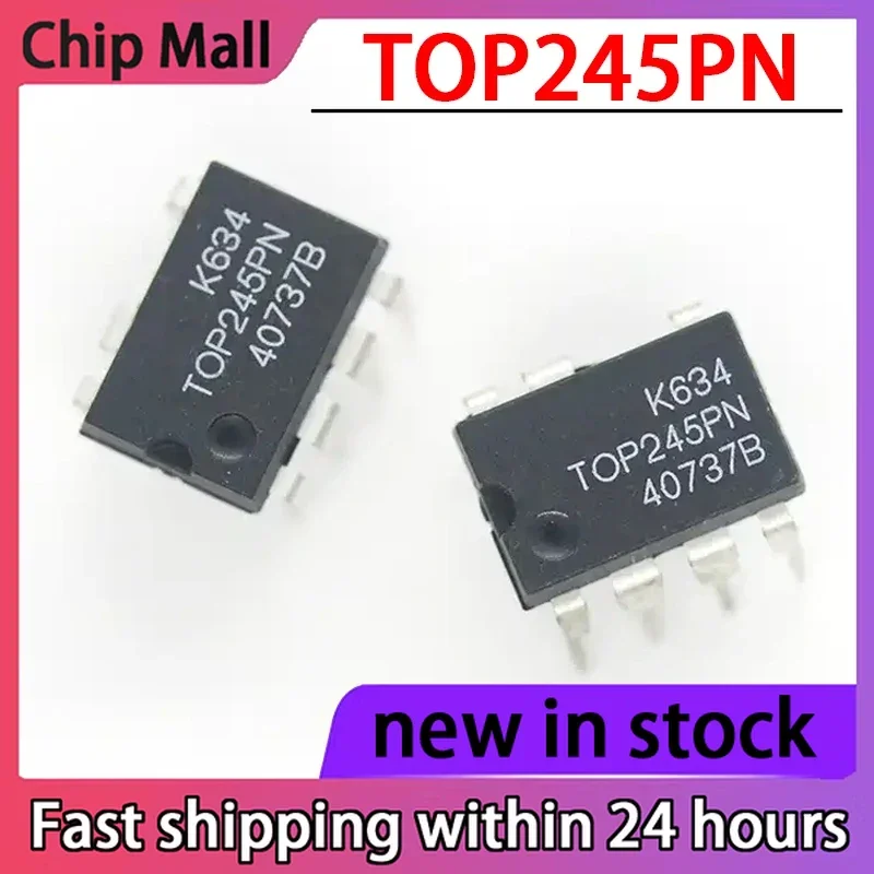 5PCS New TOP245PN DIP7 TOP245 Power Management Chip