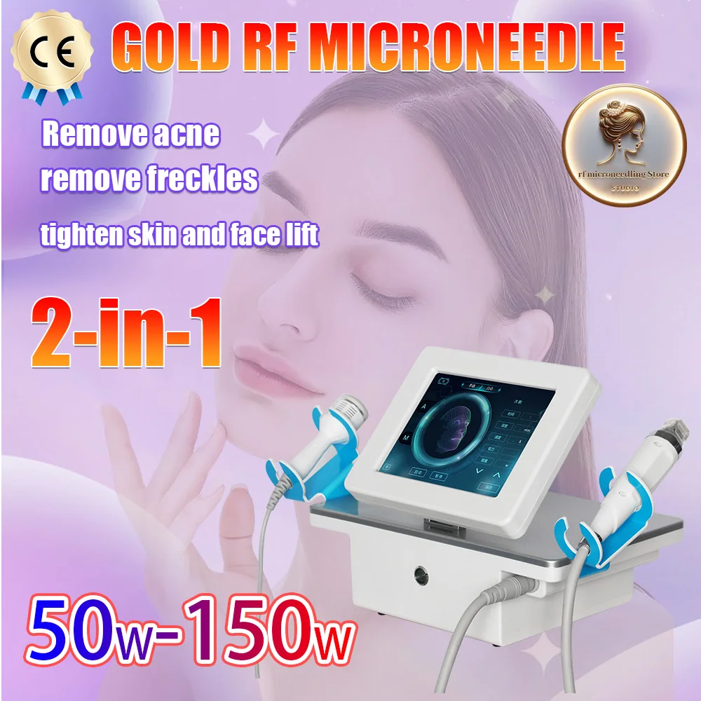 

2024 new 2-in-1 with frozen cold hammer stretch scar remover, suitable for facial lifting of acne scars in salons