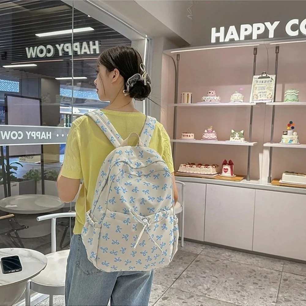 Mode Multi-Pocket Boogvormige Rugzak Grote Capaciteit Verstelbare Bandjes Studenten Rugzak Studenten Schooltas Outdoor