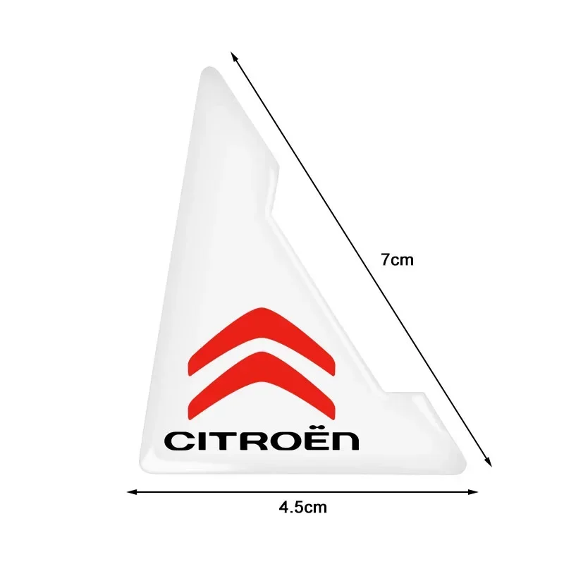 2 قطعة غطاء زاوية باب السيارة المضادة للخدش حماية ملصق التصميم لسيتروين C1 C3 C4 جراند بيكاسو C4L C5 C6 C8 VTS Aircross