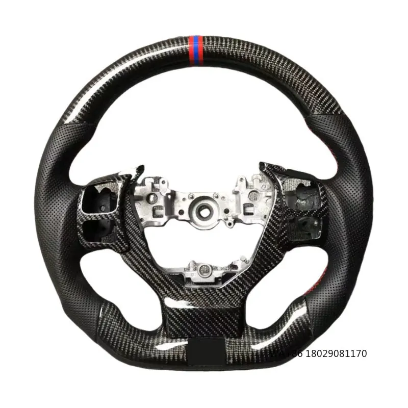 

Low Price Wholesale Carbon Fiber Perforated Leather Steering Wheel for Lexus ES GS RX IS CT200 Car Steering Wheel