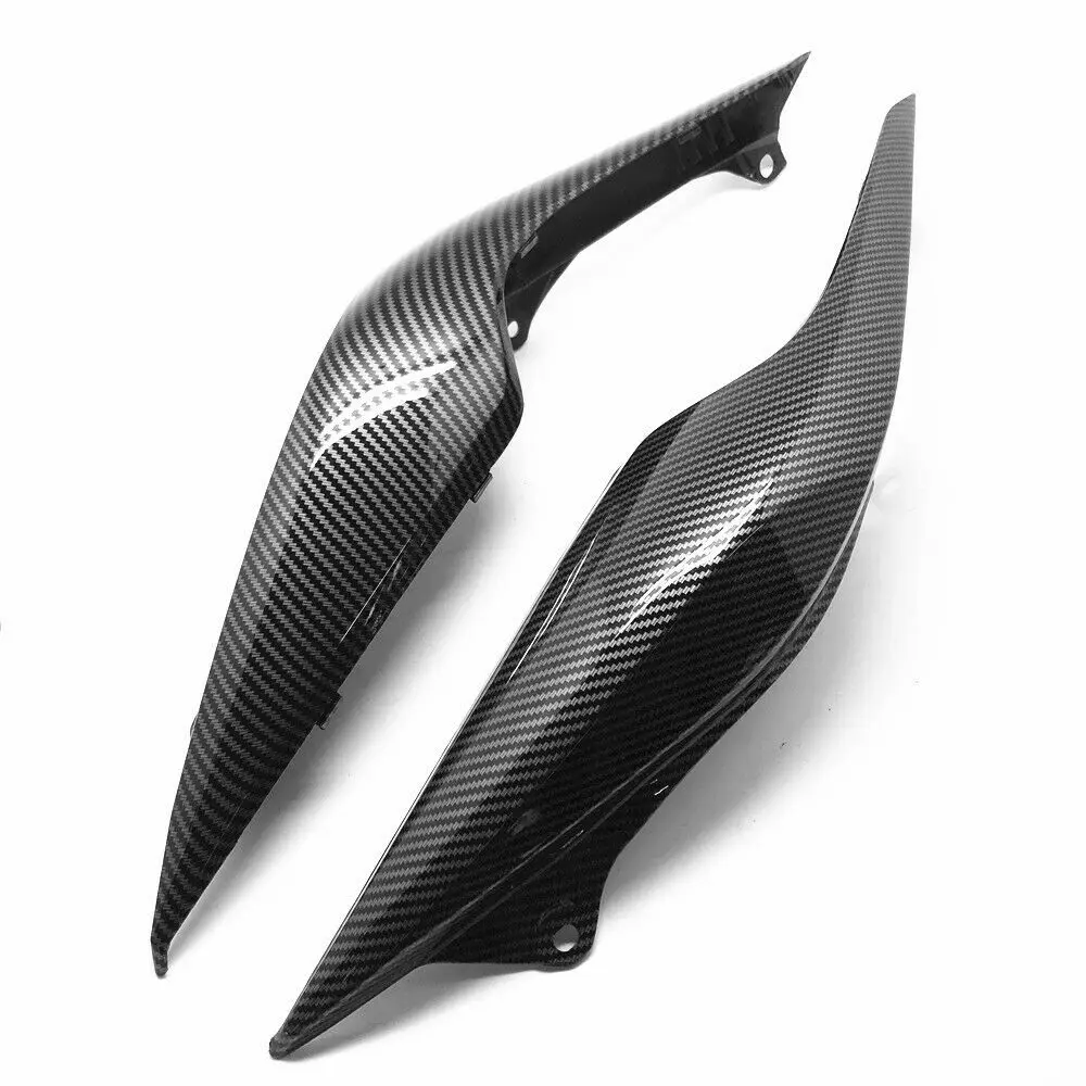 CBR600F Motorcycle Rear Seat Side Panels Bodywork Fairing Cover For HONDA CBR 600F 2011 2012 2013 Carbon Fiber Pattern