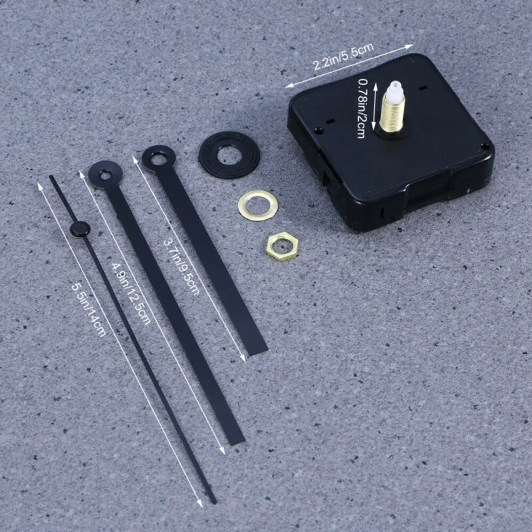 Hands Mechanism Clock Movement Kits Black Mode Parts Repair Silent Quartz Tool Wall Clock Mechanism High Quality