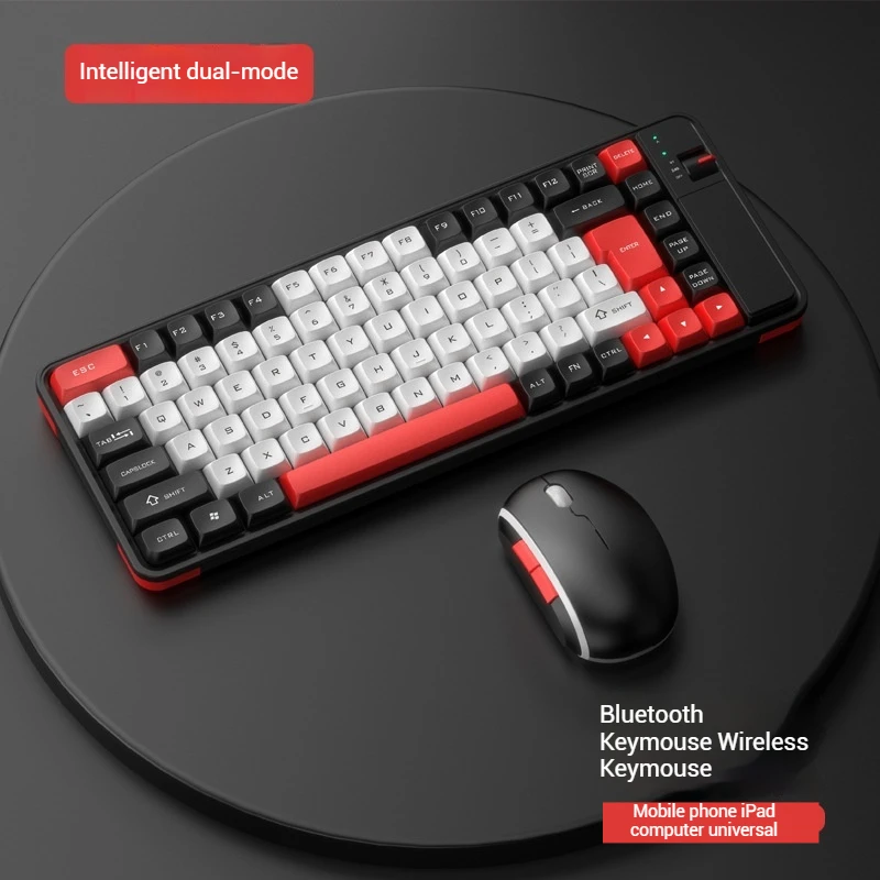 Office Games Mechanical Keyboards Bluetooth Wireless Connections Desktop Laptops Tablets Universal86 Key Support Various Systems