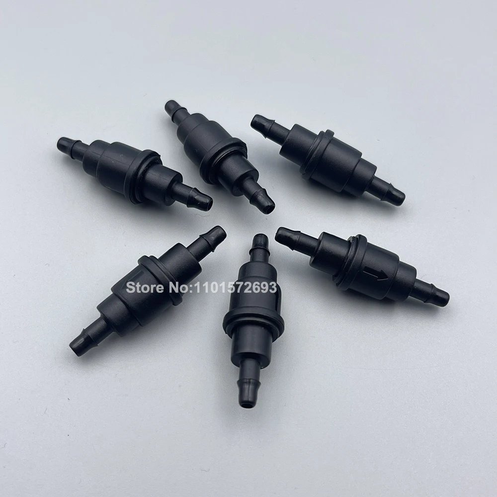 5PCS Eco Solvent UV Ink Tube One Way Valve Plastic Non Return Valve for Roland Mimaki Printer Pipe Backflow Prevention Valves