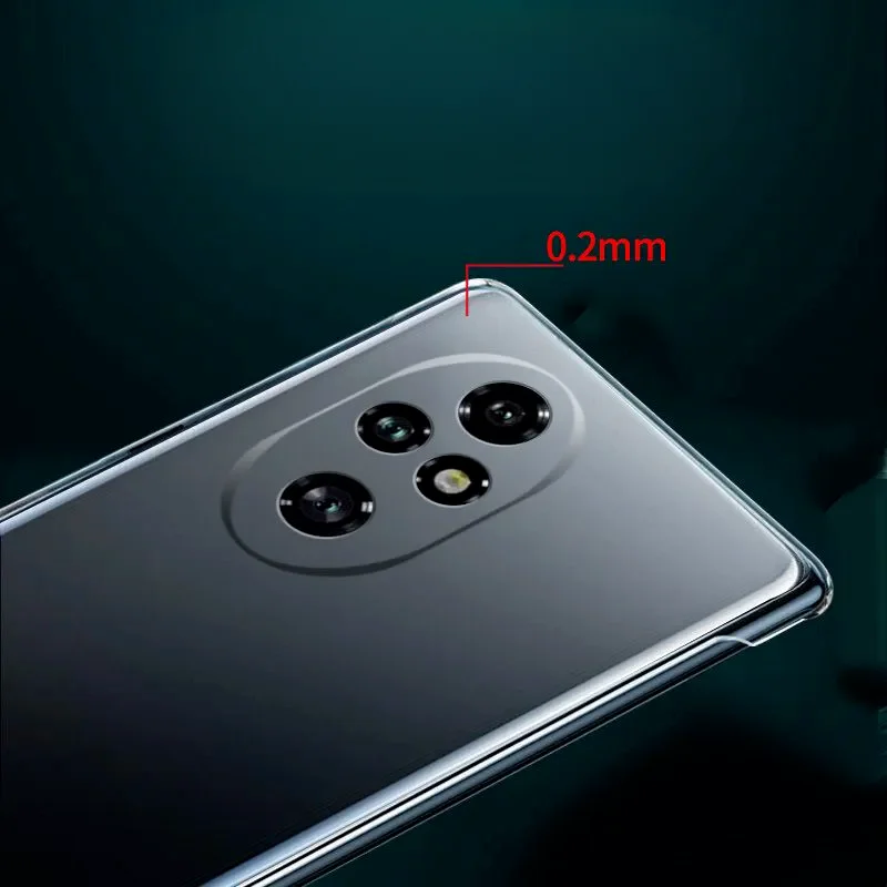 For Honor 200 Pro Borderless Transparent Phone Case for HONOR Honor200 200Pro Hard Cover Shell Clear Protective Back Coque