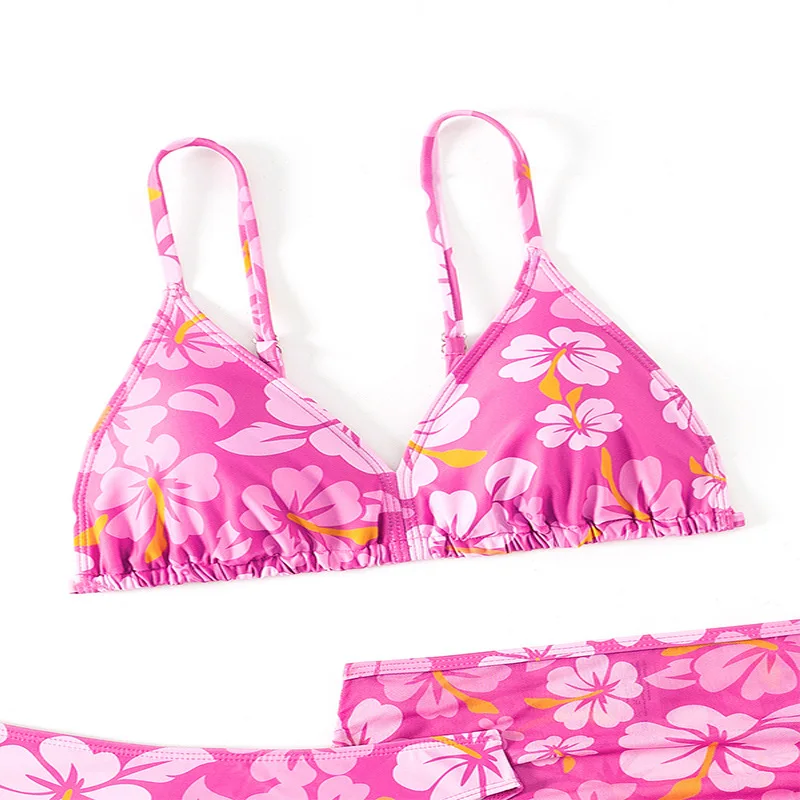 Children's Swimsuit Summer Girls Swimwear Girls' Split Cute Princess Dress Children's Three-Piece Bikini