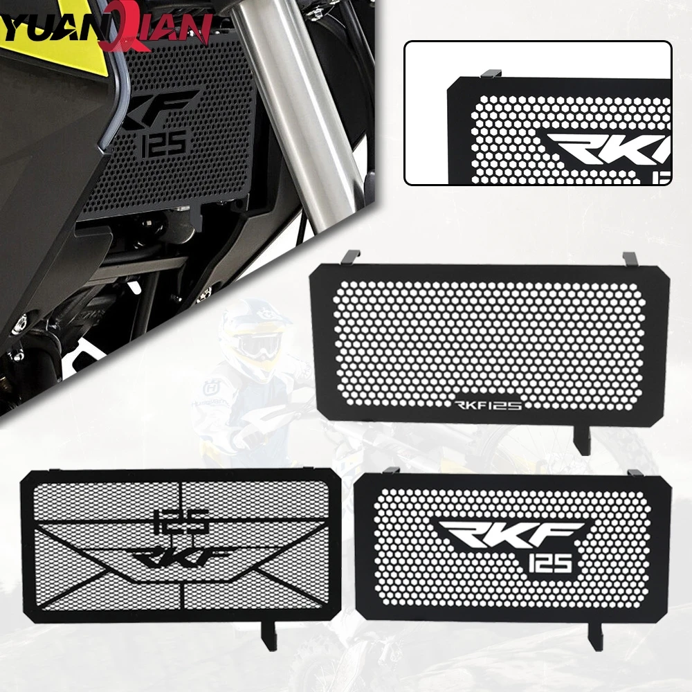 

Motorcycle Aluminum Radiator Guard Grill Cover Oil Cooler Protector For Keeway RKF125 RKF125 2018 2019 2020 2021 2022 2023 2024