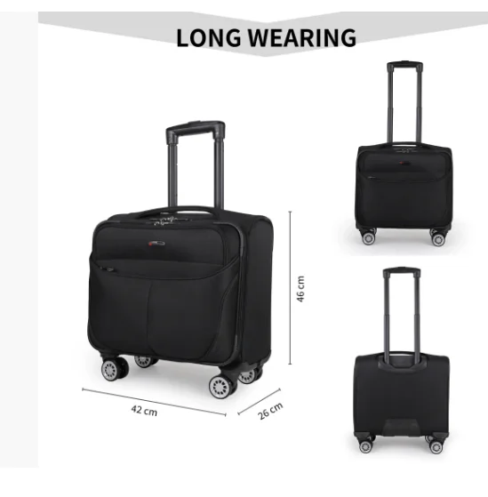 

Men Carry on hand luggage cabin bags On Wheels Oxford Rolling luggage Suitcase Spinner suitcase cabin hand travel trolley bags
