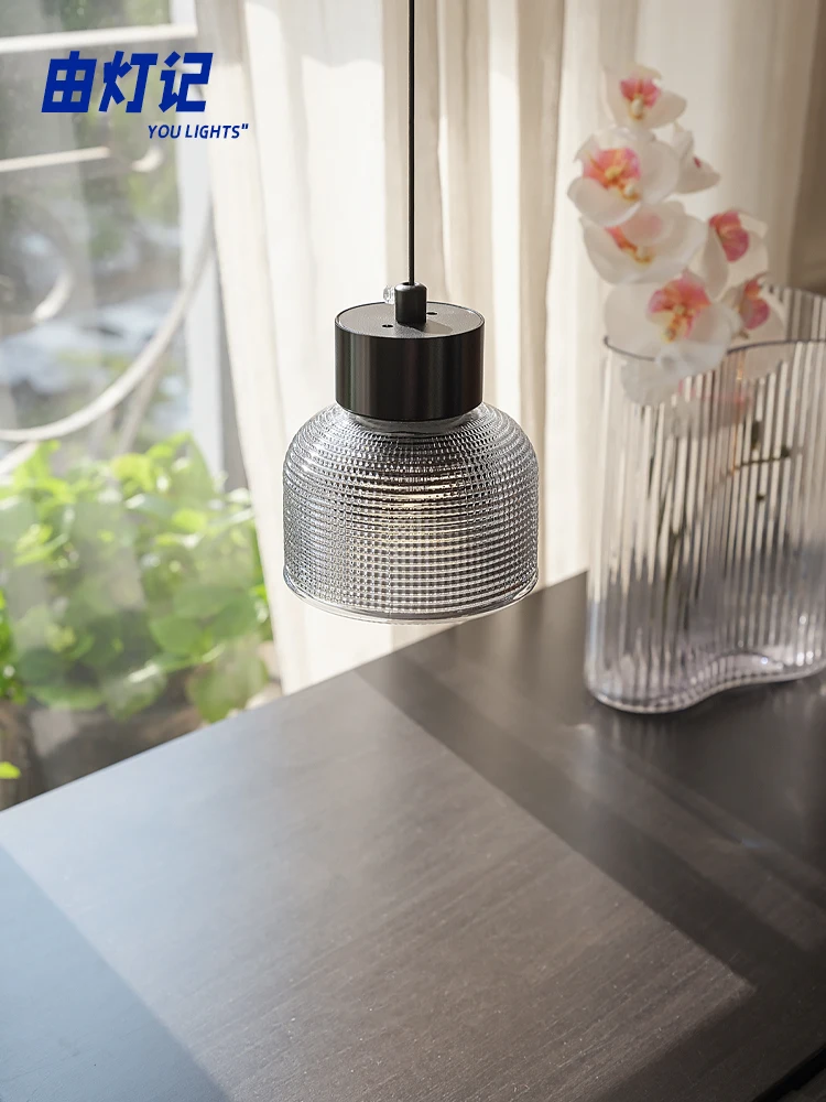 

Итальянский минималистичный подвесной светильник для спальни, прикроватная лампа, поднимающая современную стеклянную подвесную линейную лампу высокого класса для учебы