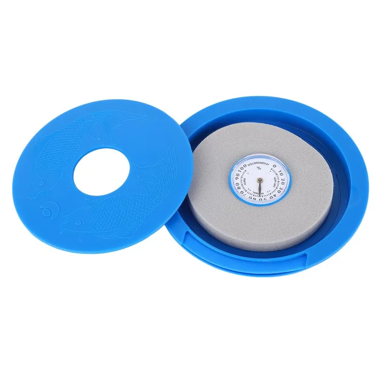 Guitar Soundhole Humidifier with Hygrometer Humidity Gauge Folk Acoustic Guitar Sound Hole Humidifier Black