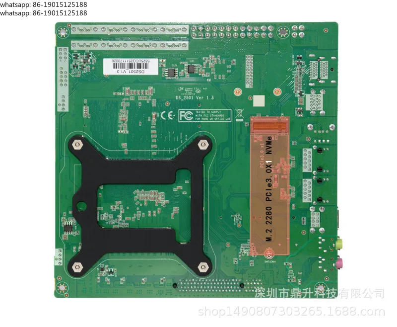 For  5825U Scalable 10 Gigabit 8-bit NAS Main Board Machine Vision Industrial Control ITX Main Board
