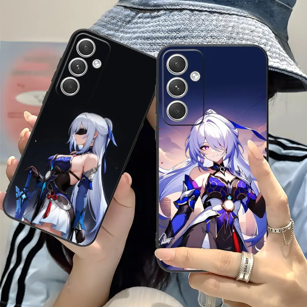 

Чехол для телефона Honkai Star Rail Jingliu для Samsung Galaxy S25 S24 S23 S22 S21 S20 Note20 Plus FE Ultra Colorful Cover Pretty Luxury