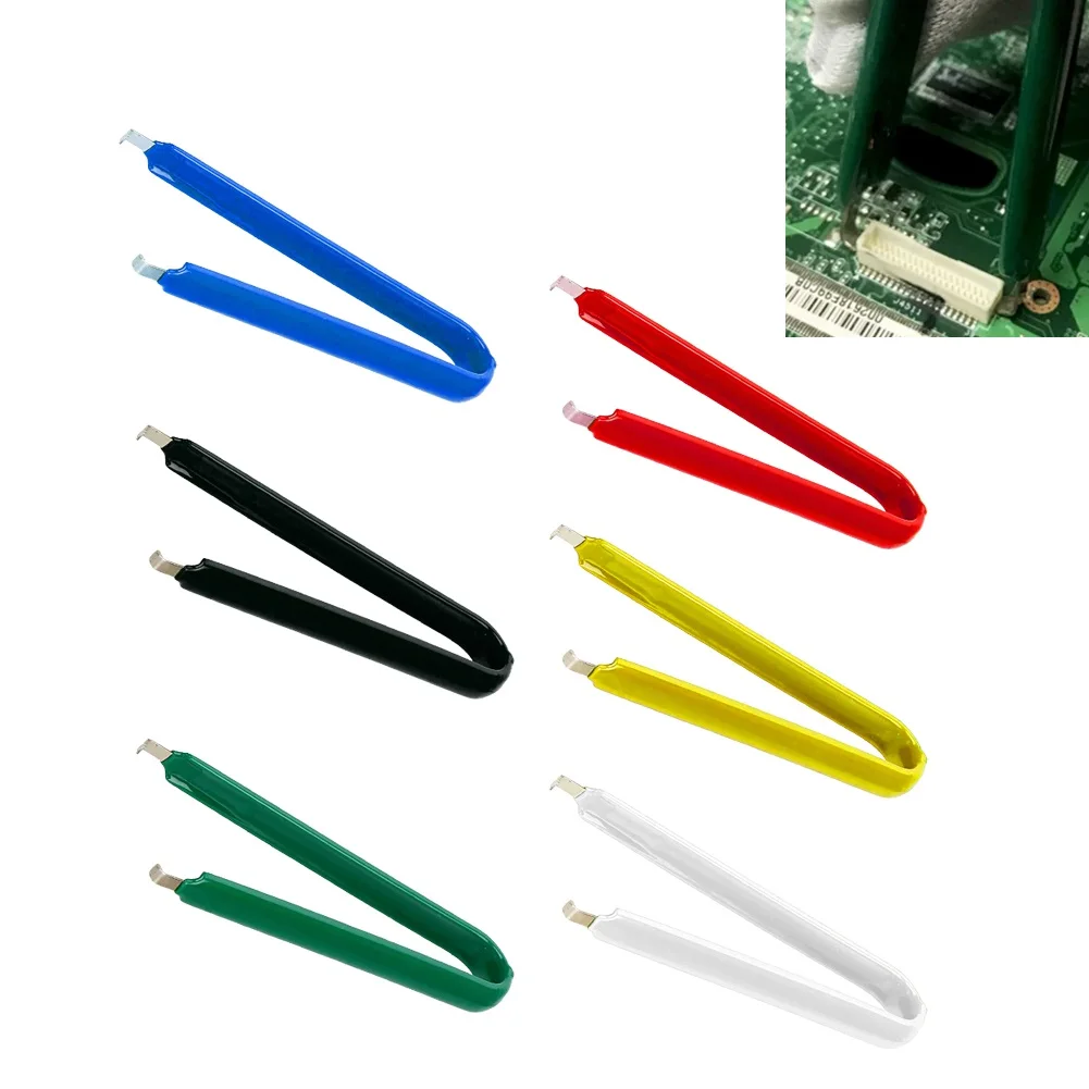 Reliable U Type Flat IC Chip Protect Plier ROM Circuit Board Extractor Removal Puller Set for TV / DVD / PC Technicians