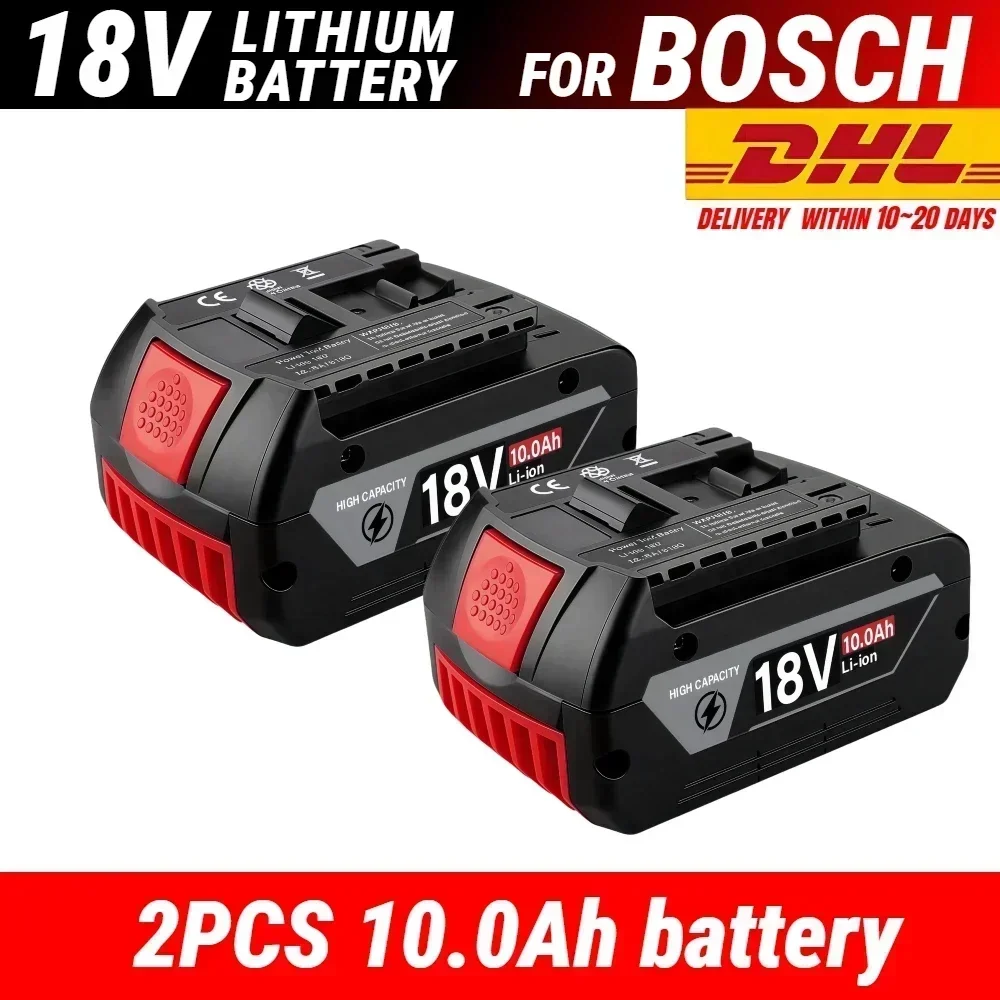 100% origineel voor Bosch 18V accu, 12.0Ah draadloze lithium-ion accu voor elektrisch gereedschap, BAT609 BAT610G BAT618 BAT620 BAT622