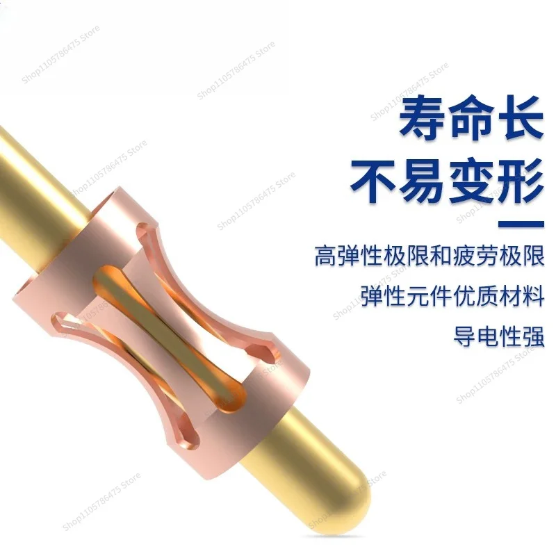 For [1000 Pcs/pack] Small Crown Spring K22 #suitable for Diameter 0.8mm Male Needle Beryllium Bronze Contact Crown Spring