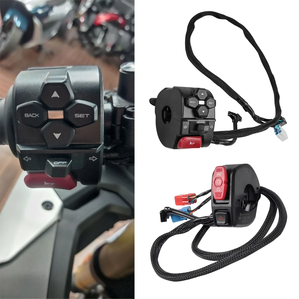 

For CFMOTO 450SR 450 SR SR450 24-25 Handle Switch Assembly CF MOTO Motorcycle Left and Right Ignition Headlight Button Switches