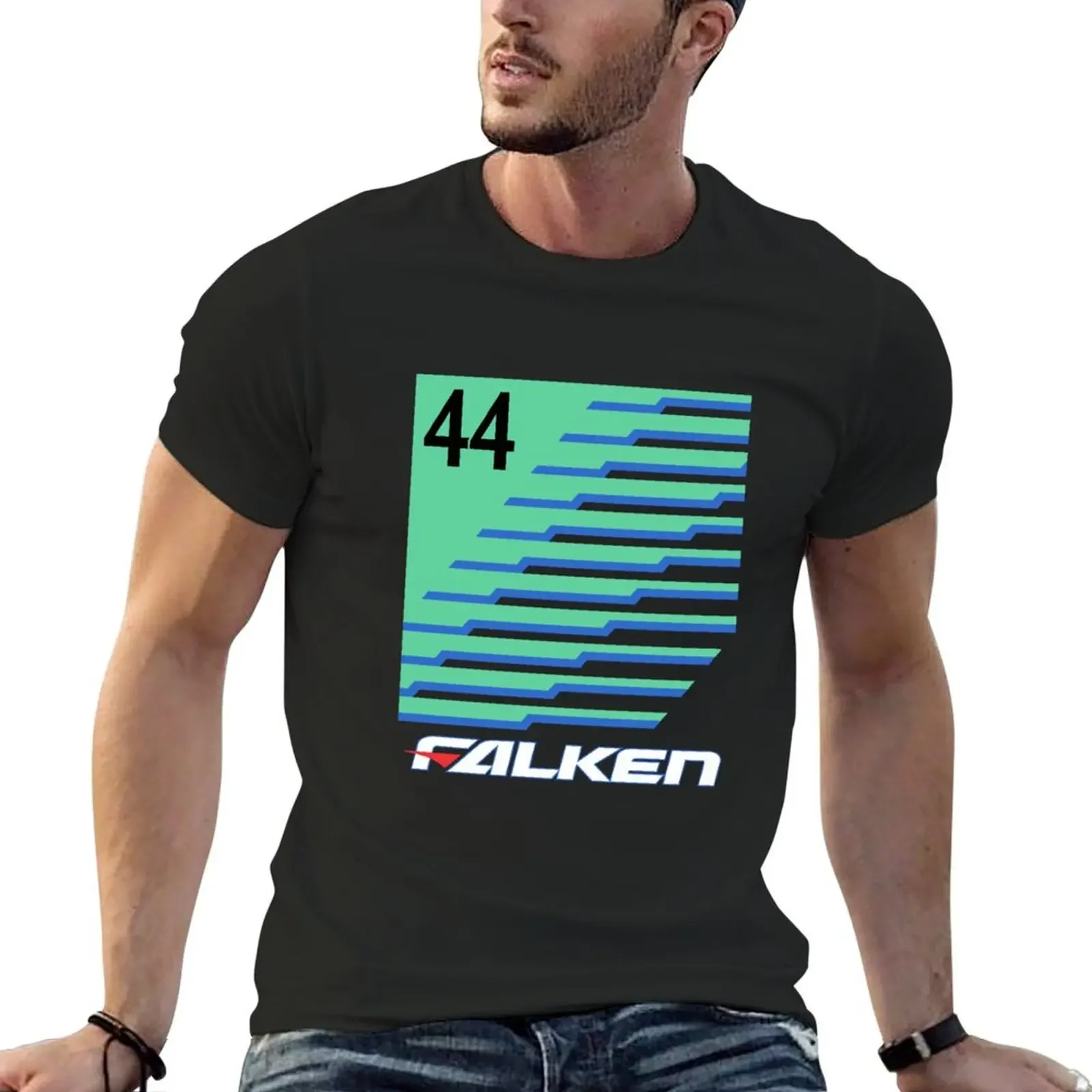 

Falken livery 44 T-Shirt cotton graphic tees rapper graphic tees T-shirt men