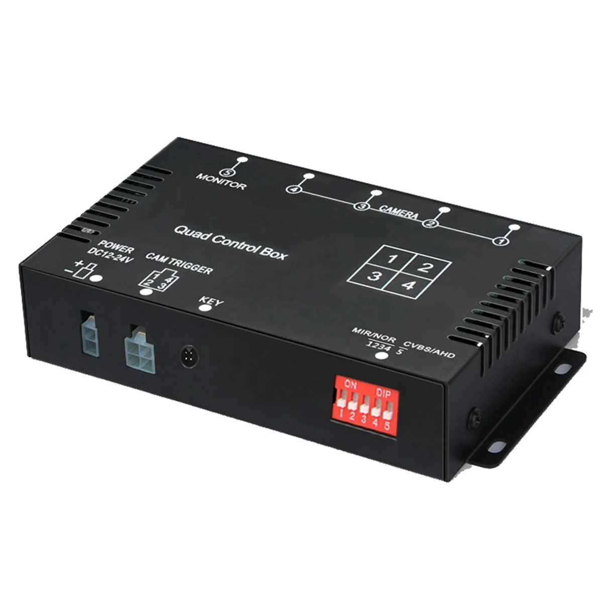 4 Channel Video Splitter 1080P AHD DC12V 24V Camera Video Sc Super Deal  Truck Bus