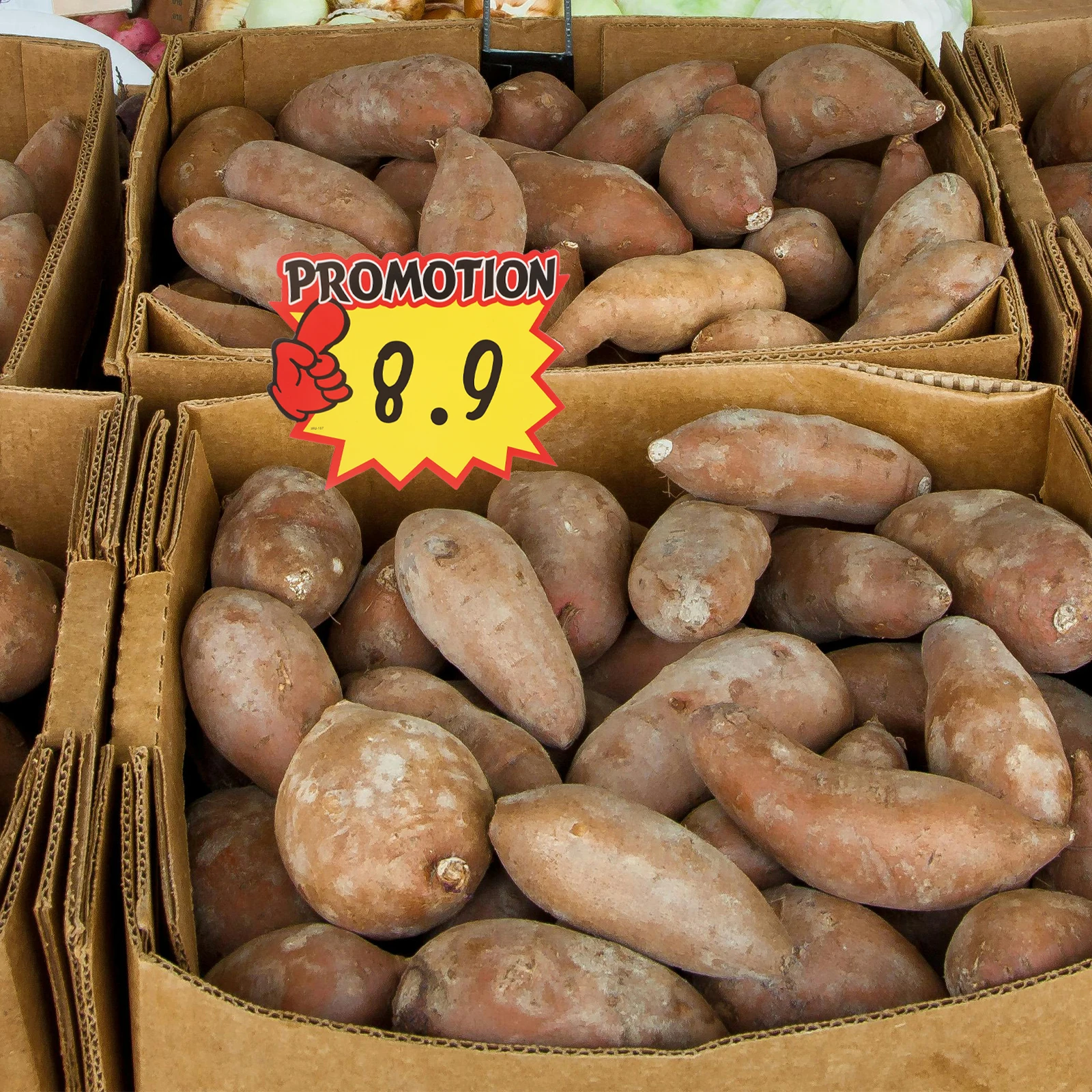 

100 Pcs Price Tags Paper Yellow Markings Store Promotional Board Sale Labels 230g White Card Retail Signs