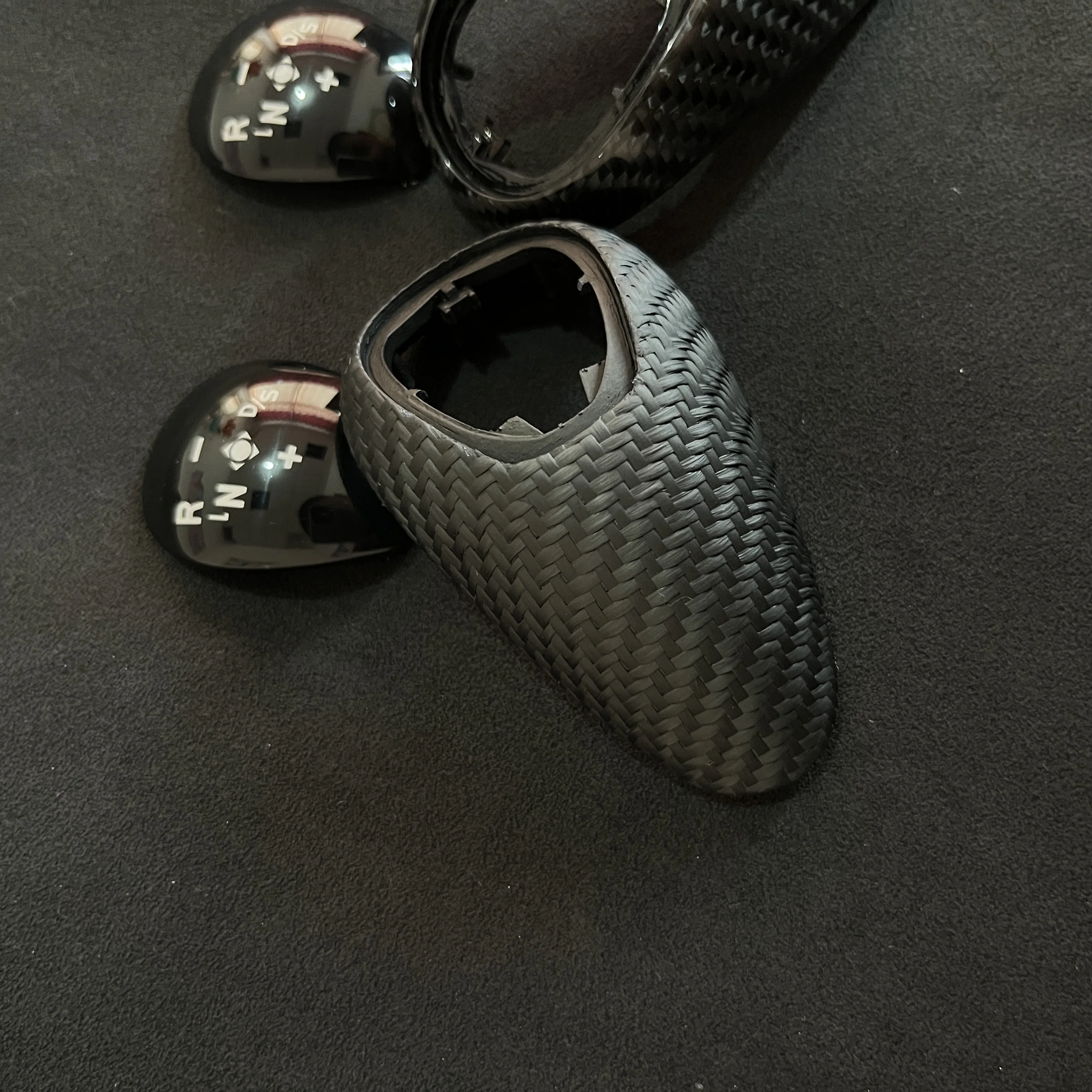 Real Carbon Fiber Gear Shift Knob Cover Replacement for BMW M2 M3 M4 M5 M6 F87 F80 F82 F83 F10 F12 F13 F06