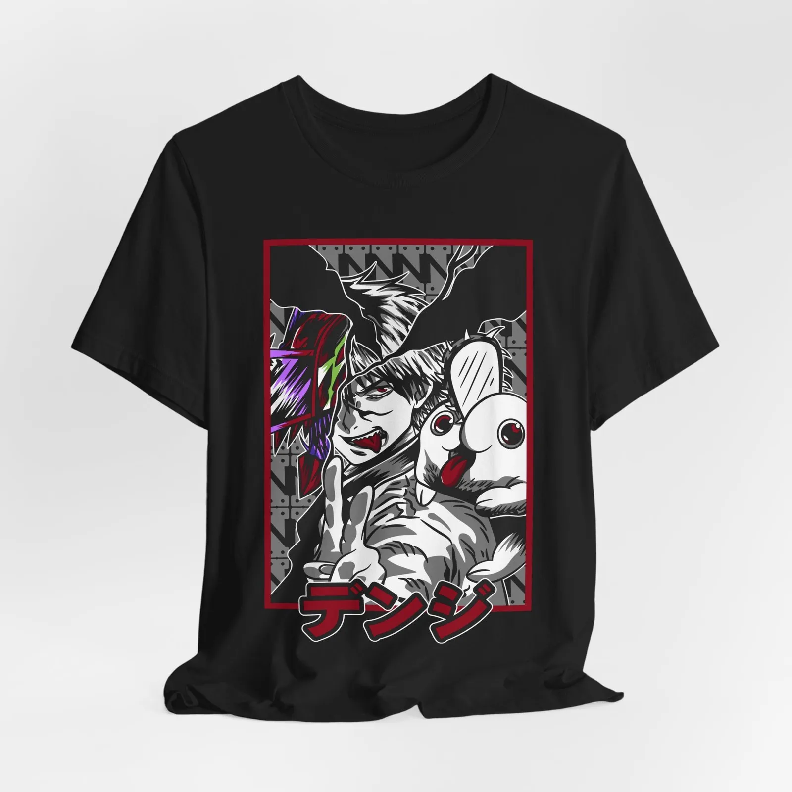 Chainsaw Man Anime Tee, Unisex Jersey Short Sleeve Shirt, Denji Pochita Japanese