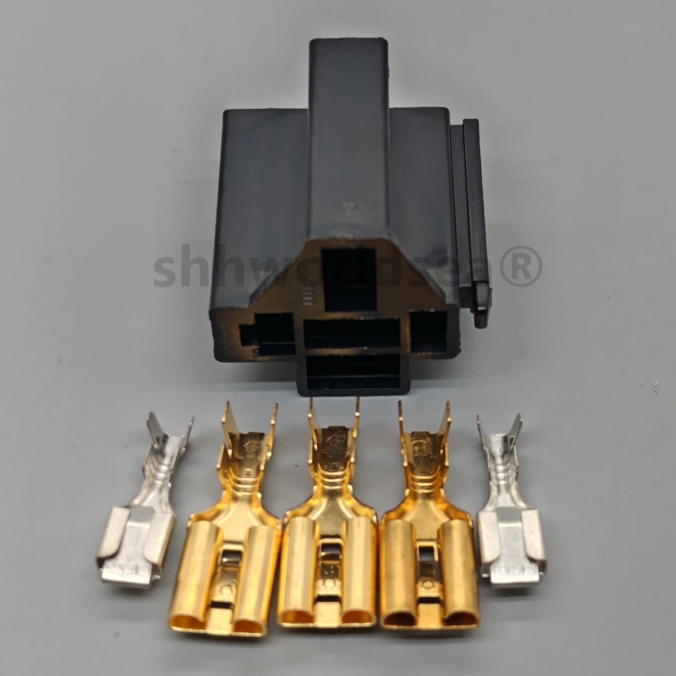 shhworldsea 12v/24v 80A relay socket 4/5 pin socket heavy duty plug socket 4/5wire connector