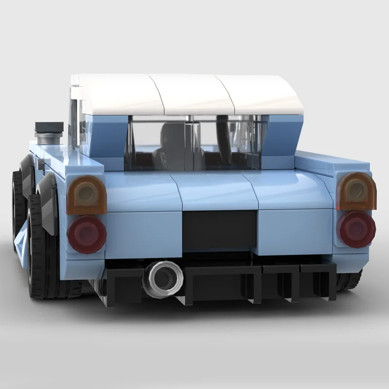 287 PCS Speed Hypercar 1959 Anglia Custom MOC Customize Modular Building Block Popular Technology Model DIY Christmas Toy Gift