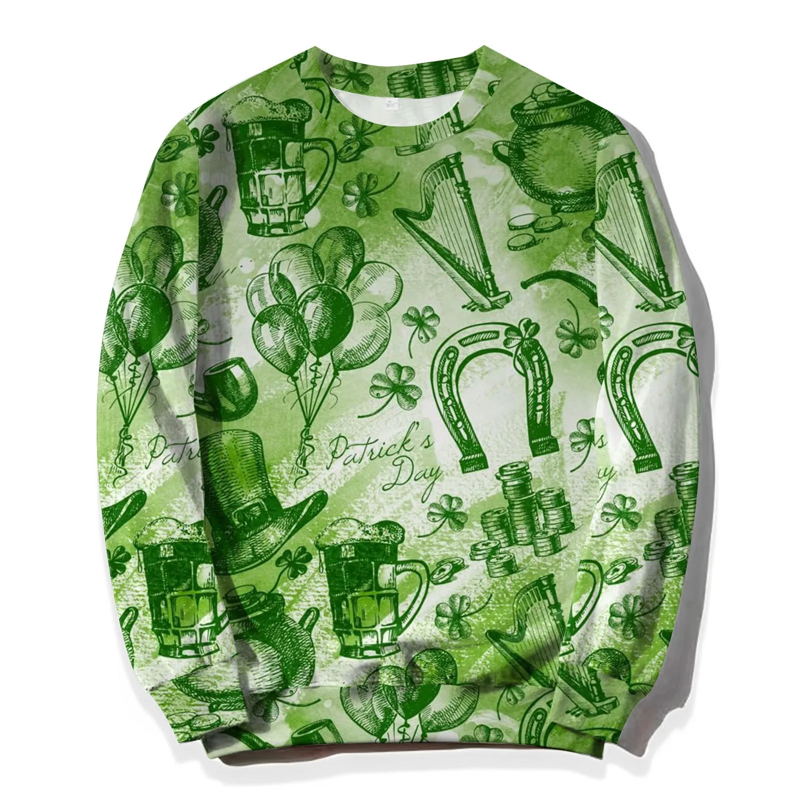 

Men/women Unisex Christmas Long Sleeve Round Neck Hoodie Fashion Sport Casual Warm Long Sleeve Pullover Comfortable Loose Jacket