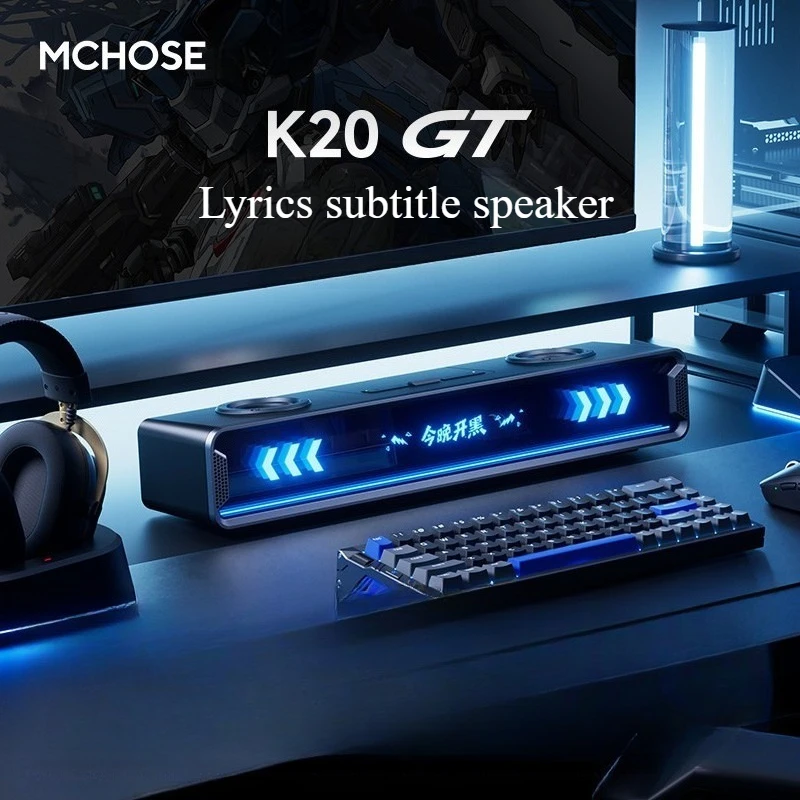 Speaker Desk Setup - Altoparlante K20 GT con Schermo Intero